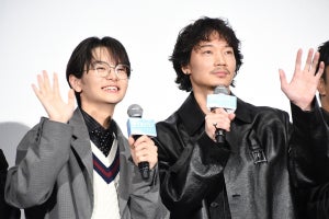 齋藤潤、初めての舞台挨拶で“ヤクザ”綾野剛・北村一輝らの印象聞かれ素直な回答