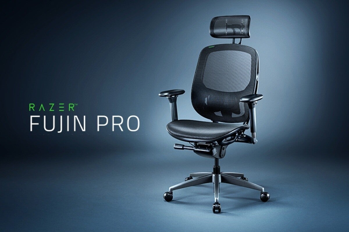 Razer、メッシュ素材のゲーミングチェア「Fujin Pro」 | マイナビニュース