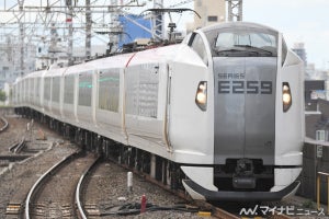 JR東日本「しおさい」E259系6両編成を投入、東京～銚子間で減便も