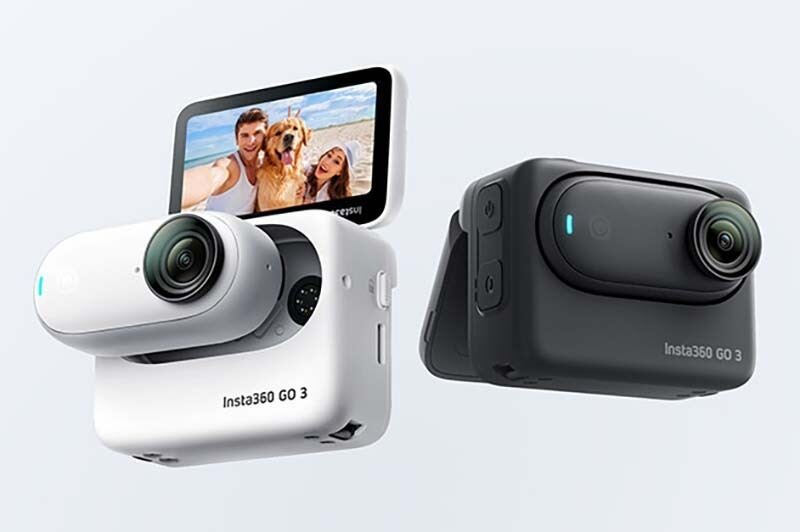 分離合体式の小型アクションカメラ「Insta360 GO 3」、ブラック