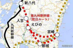 東九州新幹線で宮崎県も新ルート提案、新幹線政策の転換を促すかも