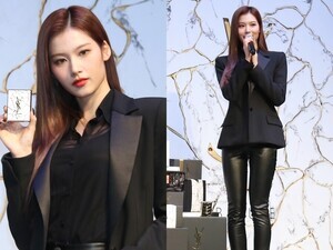 TWICE SANA、美スタイル際立つパンツコーデで魅了　クリスマスの思い出は「中学生の頃に…」