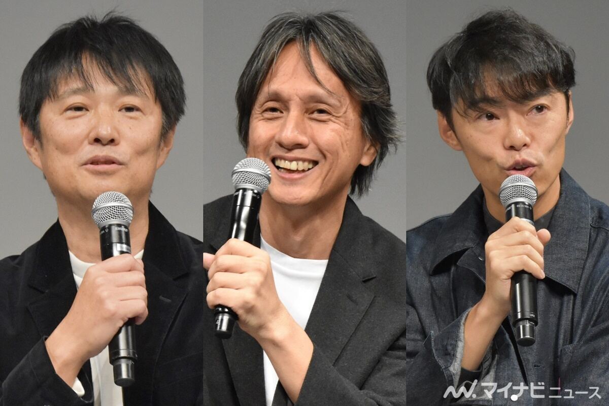 (左から)『ぐるぐるナインティナイン』総合演出の三浦伸介氏、『アメトーーク!』加地倫三エグゼクティブプロデューサー、『出川哲朗の充電させてもらえませんか?』鈴木拓也プロデューサー