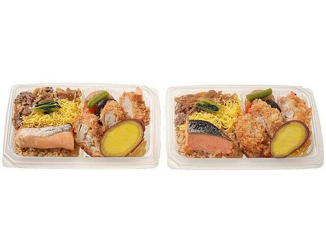 「醤油麹焼き銀鮭の牛めし幕の内」(626円)