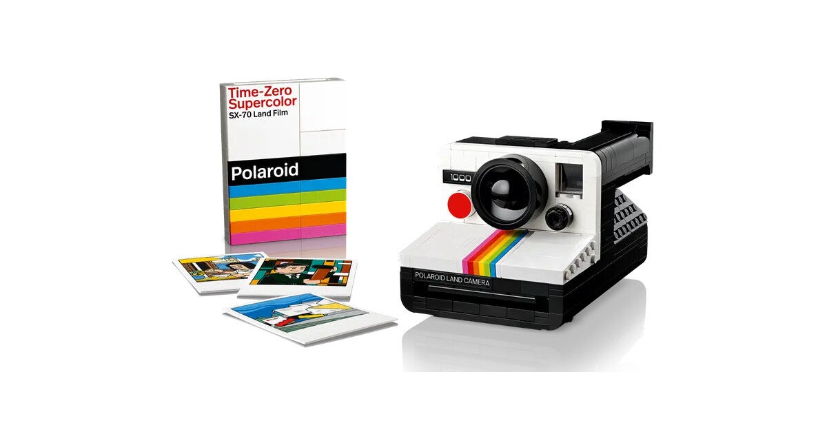 往年のポラロイドカメラがレゴブロックに。直販11,980円で1月1日 