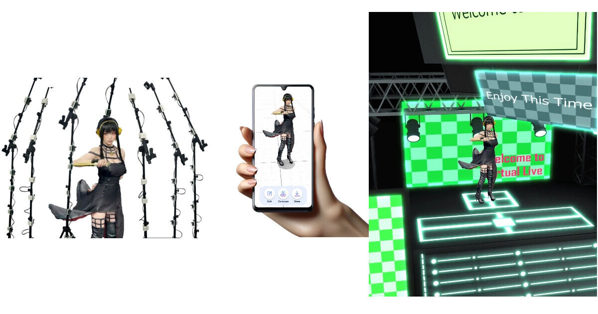 コスプレ姿を3Dモデルとして残せる「コスプレ3Dスキャンスタジオ」