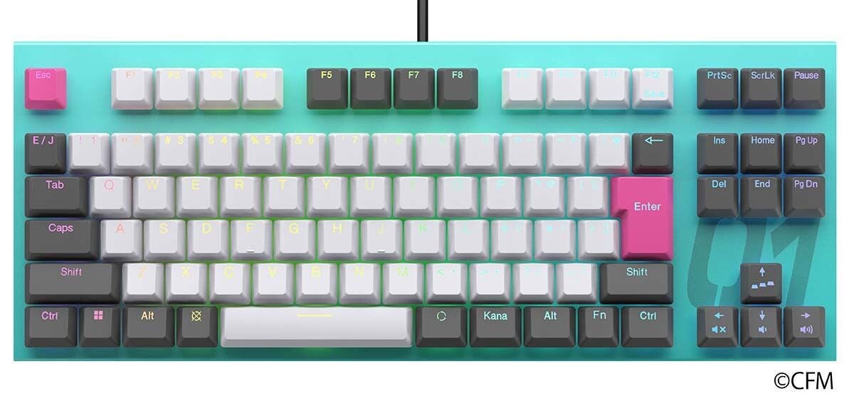 東プレ、初音ミクとコラボレーションした「REALFORCE」 数量