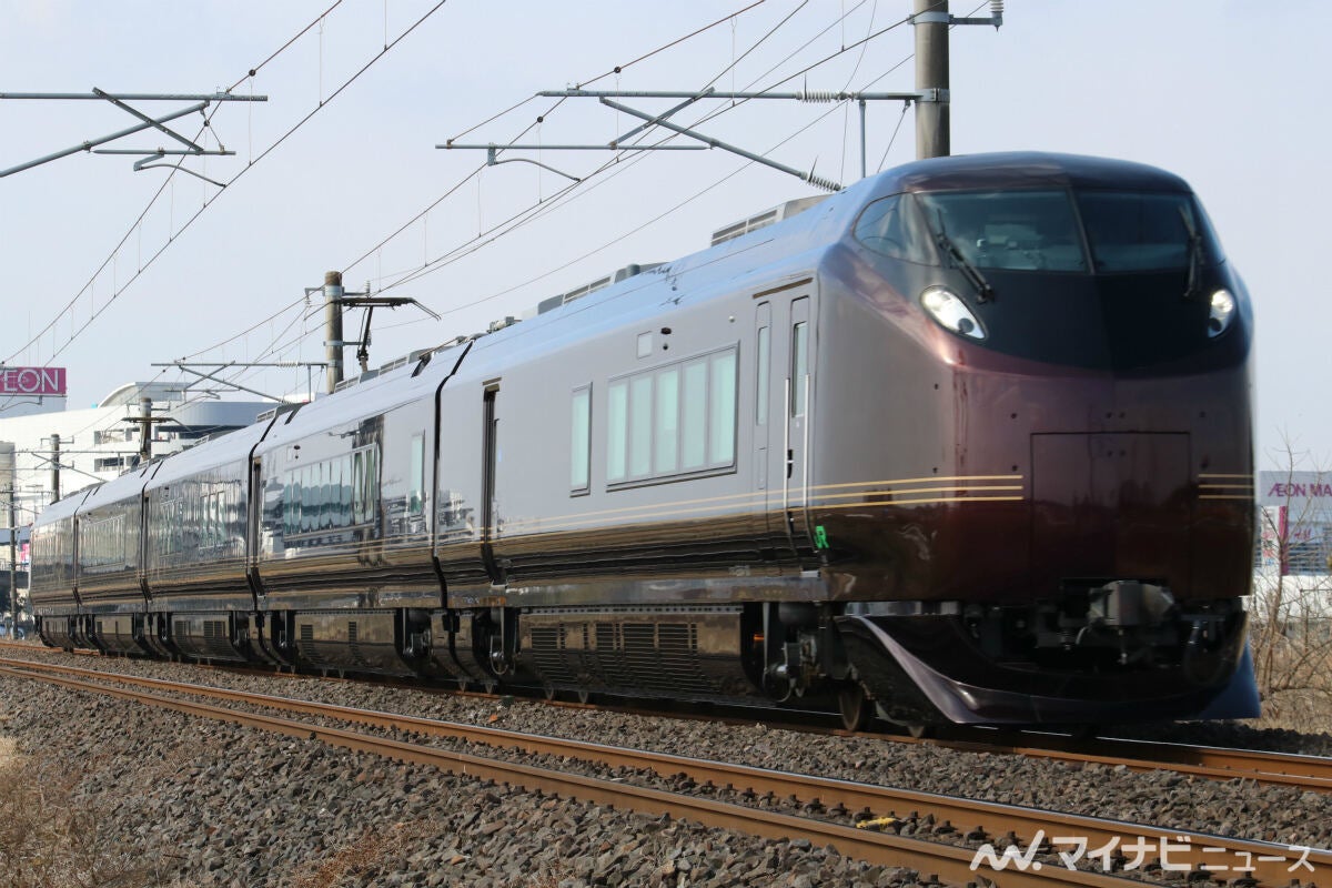JR東日本、E655系「なごみ(和)」で運行「熱海駅開業99周年記念号