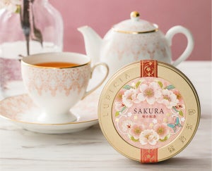 ルピシアから春限定「桜のお茶」シリーズ発売 - 桜餅を思わせる香りとほのかな塩味の紅茶、ノンカフェインのお茶も