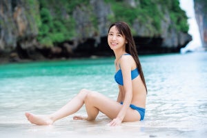 FRUITS ZIPPER 櫻井優衣、“幻のビーチ”で美ボディみせる水着カット公開