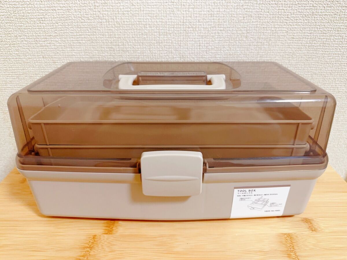 小物整理に便利なスリコのツールボックス！