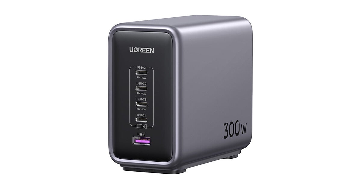 お買い得新作UGREEN Nexode 300w 充電器 PCケーブル・コネクタ