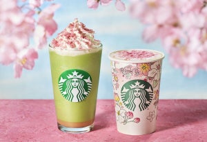 【スタバ新作】SAKURA第2弾「花見抹茶 クリーム フラペチーノ」が登場、いつから飲める?