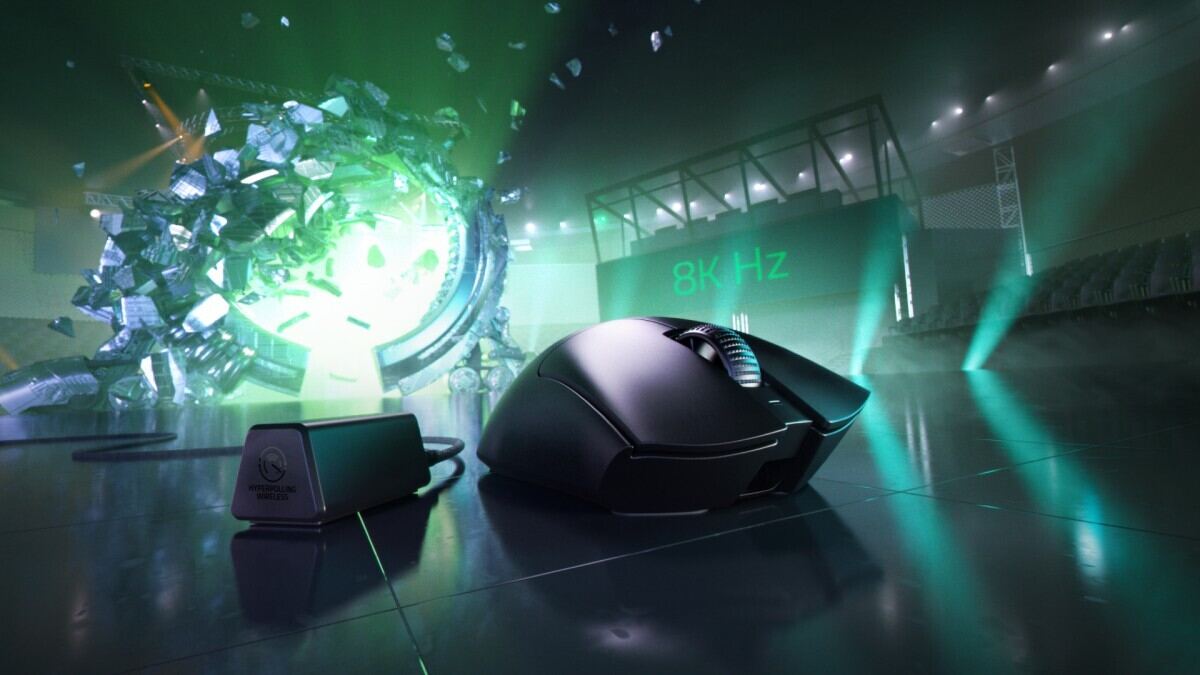 Razer、ワイヤレスマウス「DeathAdder V3 Pro」に8Kポーリングレート