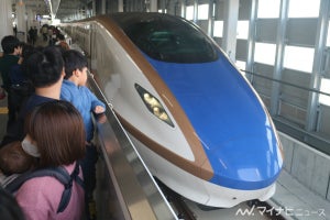北陸新幹線金沢～敦賀間開業、2日間で6万人が利用 - 前年比120%に