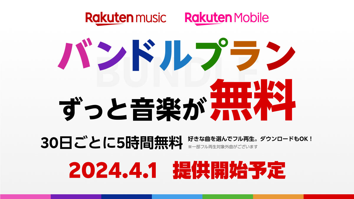 Rakuten Music／バンドルプラン