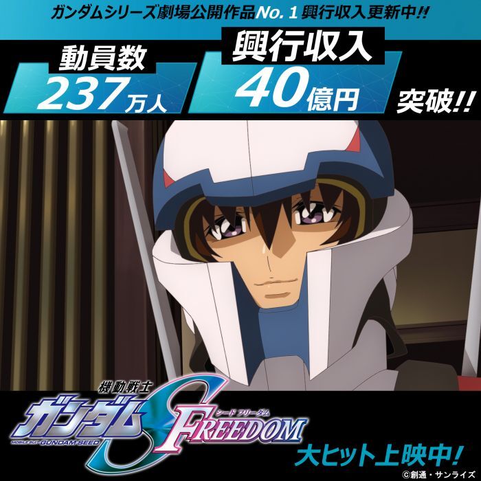 「機動戦士ガンダムSEED FREEDOM」興収40億円突破！