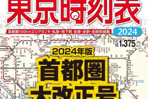 「MY LINE 東京時刻表」2024年版は3/27発売、ダイヤ改正概要も紹介