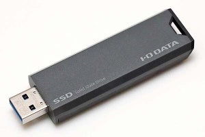 スティック型SSD「SSPS-US」がテレビ録画に正式対応　アイ・オー・データ