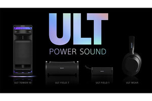 ソニーの重低音新シリーズ「ULT」海外発表 ヘッドホンとスピーカー計4製品展開