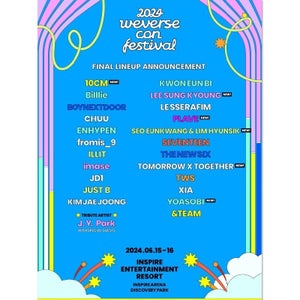 「Weverse Con Festival」J.Y. Park、YOASOBIら出演アーティスト最終発表