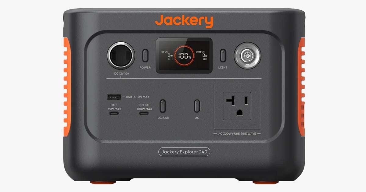 Jackery、小型ポータブル電源「240」をリニューアル 出力や寿命を 
