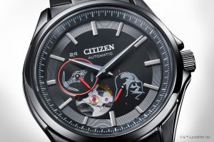 シチズン、500本限定の「ダース・ベイダー」機械式腕時計