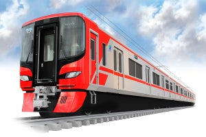 名鉄9500系・9100系、2024年度は計16両新造 - 正面貫通扉が中央に