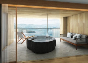 北海道・洞爺湖温泉にスモールラグジュアリーホテル「BOUROU LAKE TOYA」が今冬オープン - 全室にレイクビューの展望風呂、スパやフィットネスも