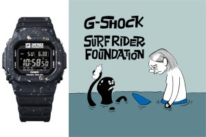 G-SHOCK、サーフライダーファウンデーションとのコラボモデル「G-5600SRF」