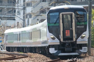JR東日本E257系「谷川岳山開き」下りは夜行列車、2024年夏も運転へ