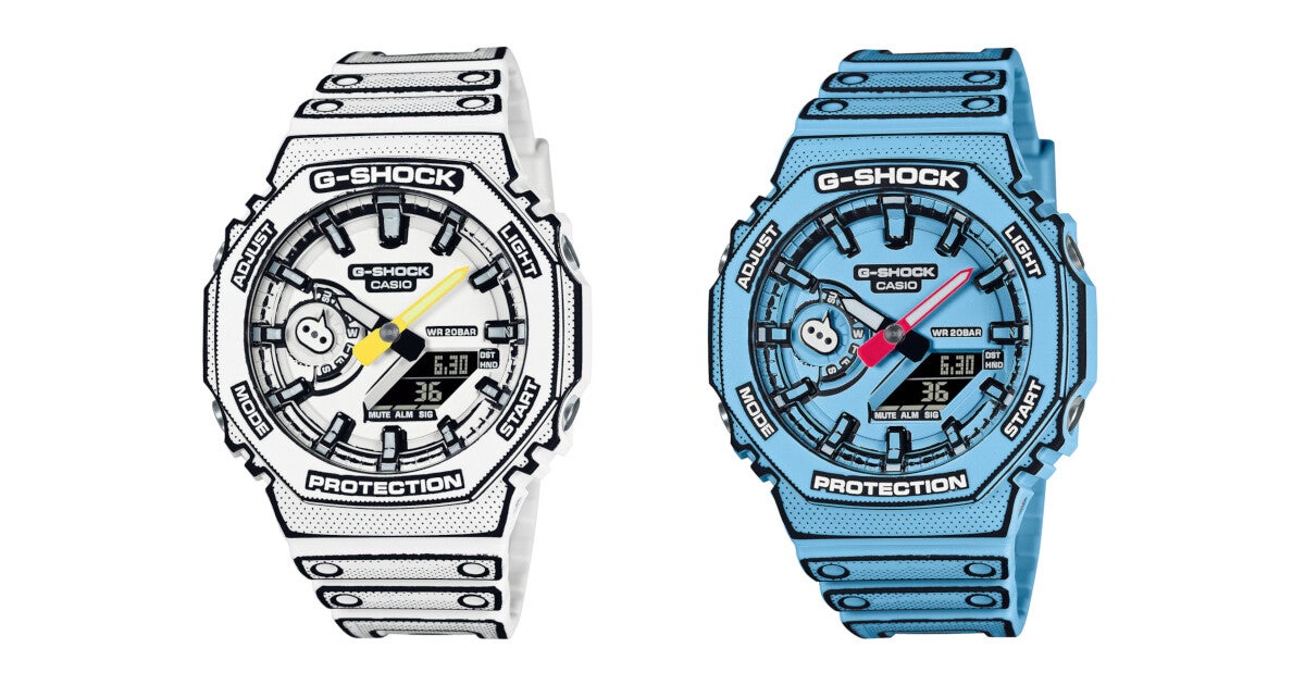 G-SHOCK、人気の2100シリーズをマンガ風にした「GA-2100MNG」 | マイ ...