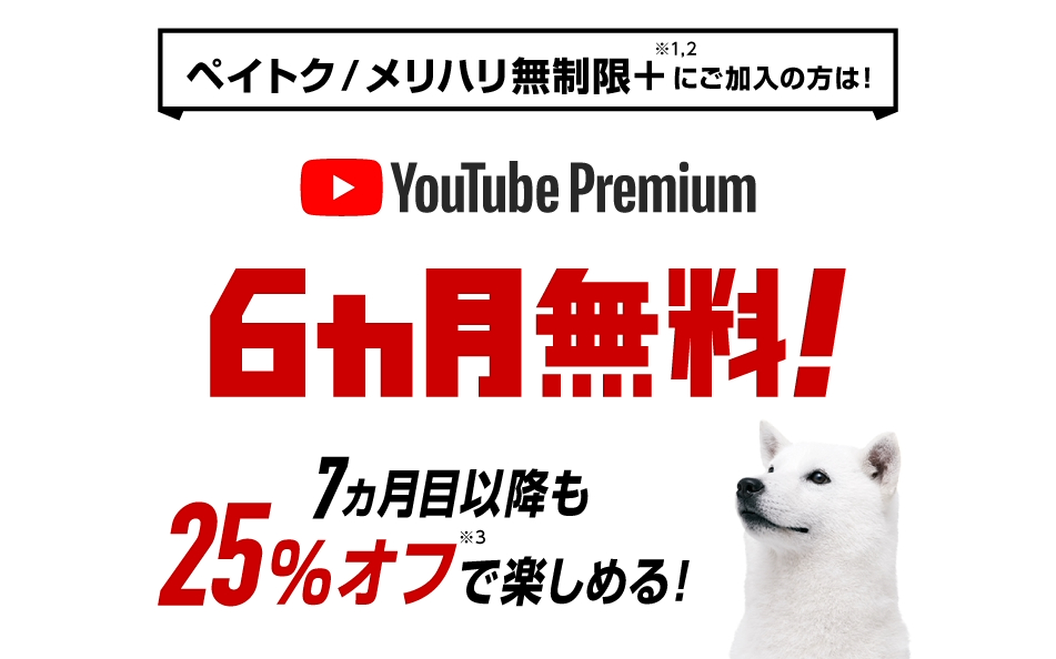 YouTube Premium バリュー特典