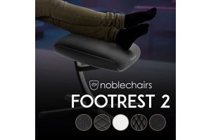 noblechairsに5種の素材から選べるゲーミングチェア専用フットレストが登場
