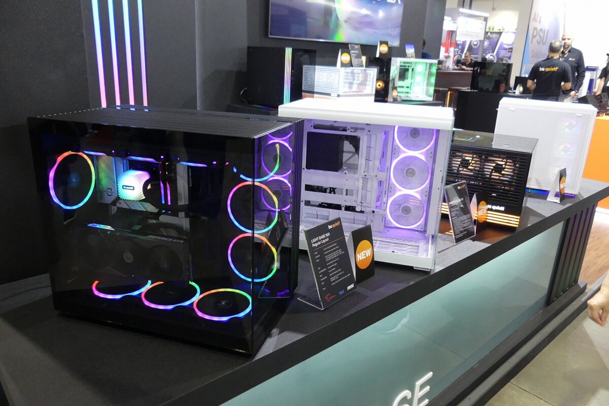 COMPUTEX TAIPEI 2024 - be quiet!、同社初のピラーレスケース「Light Base」シリーズを展示 | マイナビニュース