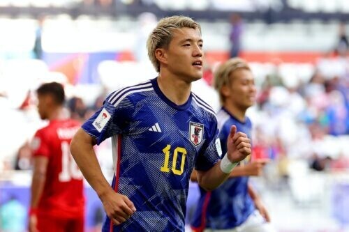 堂安律（撮影はアジア杯R16のバーレーン戦） [写真]＝Getty Images
