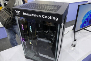 COMPUTEX TAIPEI 2024 - GeForce RTX 4090デュアル搭載の液浸PCをデモ、Thermaltakeブース