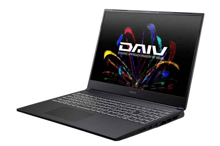 DAIV、DCI-P3 99%カバーのクリエイター向け高性能ノートPC | マイナビニュース