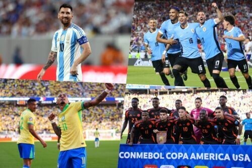コパ・アメリカ2024決勝Tに進出したチームたち [写真]=Getty Images