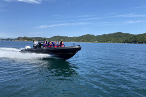 超高速「淡路島アドベンチャーRIBライド」がモニター特別料金で運航