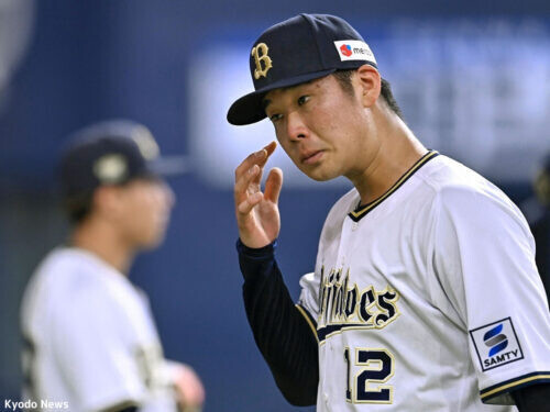 オリックス・山下舜平大 (C) Kyodo News