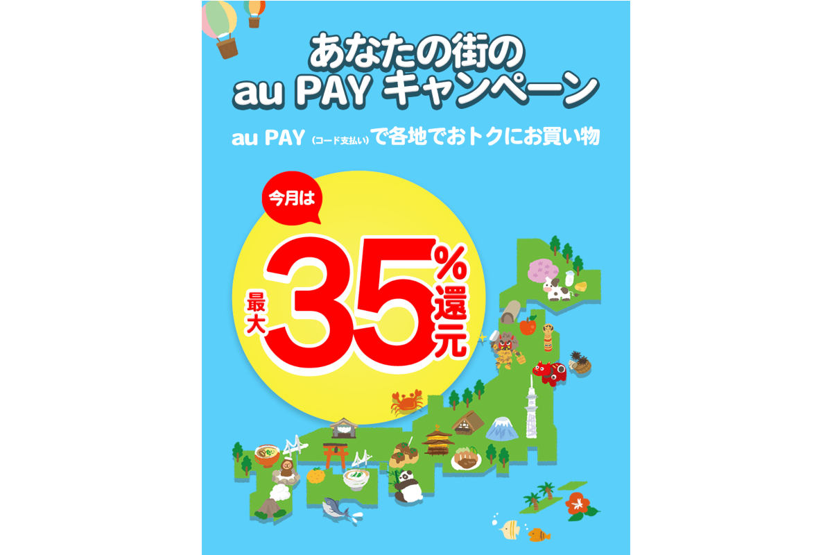au PAY×地方自治体連携キャンペーン