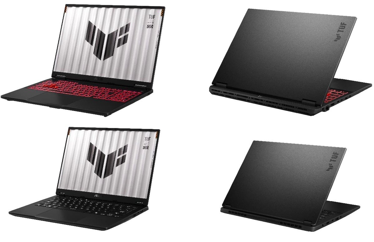 上：ASUS TUF Gaming A16 FA608／下：ASUS TUF Gaming A14 FA401