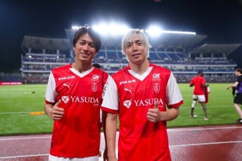 中村敬斗（左）、伊東純也（右）所属のスタッド・ランスは日本ツアー最終戦で神戸と激突 [写真]＝ Icon Sport via Getty Images