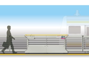 JR東日本「スリットフレームホームドア」分倍河原駅・登戸駅で導入