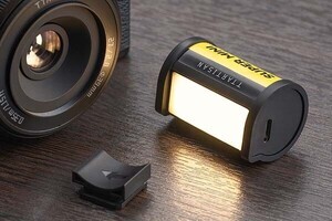 焦点工房、35mmフィルムのパトローネを模したデザインの充電式ミニLEDライト