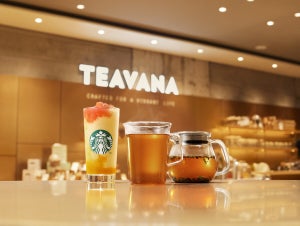 スターバックス ティー&カフェ、「和栗と和紅茶のフラペチーノ」「ティーラテ」新発売