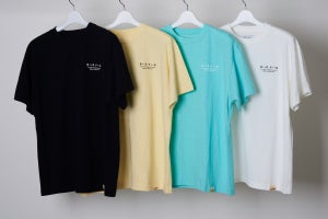 バナナの茎から作られた素材によるTシャツ4型が登場 - それぞれ4色展開