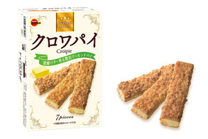 ブルボンから層の重なりにこだわったアーモンドパイ「クロワパイ」が発売