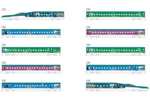 JR東日本E5系フルラッピング新幹線、東京ディズニーリゾートが協力